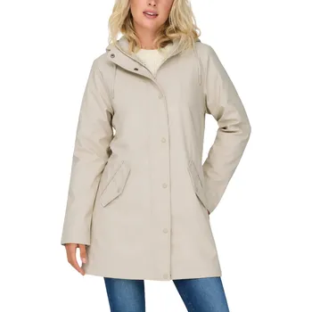 Dámský kabát Dámský zimní kabát Only Only krémová 3486876