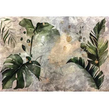 Fototapeta FOTOTAPETA LISTY MONSTERY BETON PŘÍRODA DO LOŽNICE OBÝVÁKU TAPETA 400x280