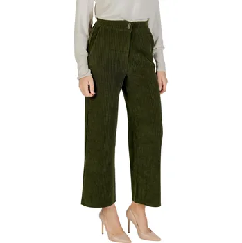 Dámské kalhoty Ichi dámské kalhoty ICHI zelená | krémová 3486954