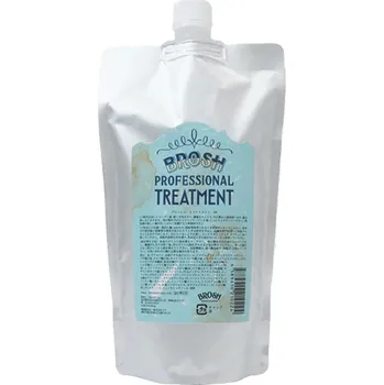 Šampon Pečující šampon na vlasy BROSH Hair treatment - Smooth blues Refill 380 ml