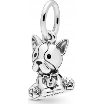 Přívěsek Přívěsek STŘÍBRO 925 Charms Korálek Pejsek Francouzský Buldoček