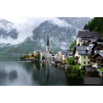 MALOVÁNÍ PODLE ČÍSEL S RÁMEM Obraz k vymalování - Alpské ticho 50x40 cm