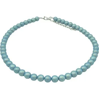 Náhrdelník Náhrdelník skleněné perle - arctic blue