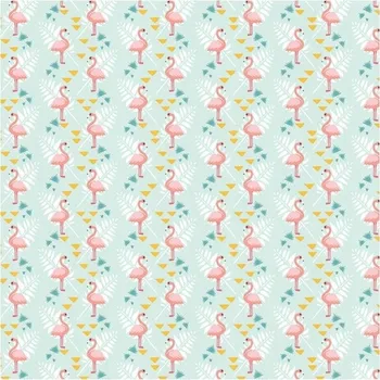 Obraz TEXTUROVANÝ PAPÍR na decoupage 30x40 cm Malí PLAMEŇÁCI na Pastelovém POZADÍ