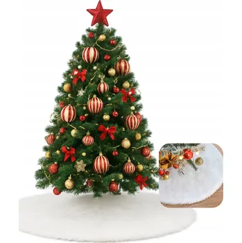 Vánoční dekorace KAHEIGN sukně pod vánoční stromek 78 cm bílá