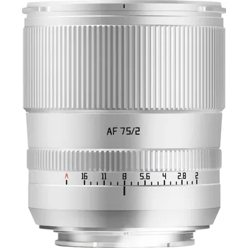 Objektiv TTArtisan APS-C AF75mm F2 Sony E Silver