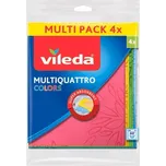 VILEDA Multiquattro Colors hadřík 4 ks