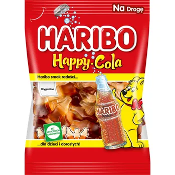 Bonbon Haribo Happy-Cola želé s příchutí Želé Bonbony 85 g