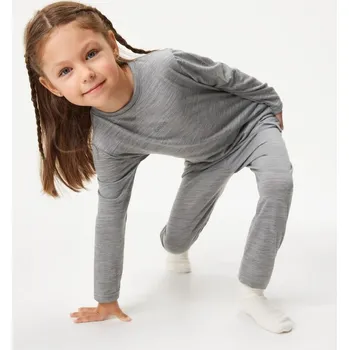 Dívčí legíny Dětské merino legíny, Šedá, vel. 110/116