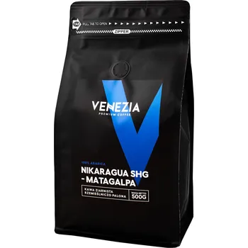 Káva Zrnková Káva Arabica VENEZIA Káva Venezia NIKARAGUA SHG MATAGALPA 500g 500g