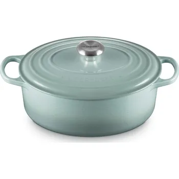 Hrnec Kastrol SIGNATURE 29 cm, 4,7 l, oválný, SEA SALT, litina, Le Creuset