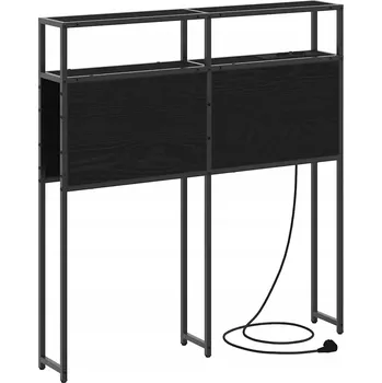 VidaXL Úložné čelo postele s čelo Černý dub 75 cm Kompozitní dřevo