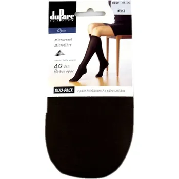 Dámské ponožky Dámské podkolenky, 2 páry: černé, béžové, hnědé.