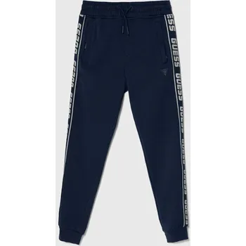 Dětské tepláky Guess L2YQ48.K6ZS1.PPYH námořnická modř 59X, vel. 166-175