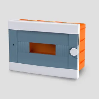 Rozvaděč ARS Modulární rozváděč 12 MOD (12 pojistek), rozvodná skříň pod omítku plastová, průhledná dvířka IP40, 341219