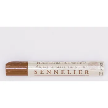 Olejová barva Oil Stick Sennelier S1 38 ml – 208 Raw Sienna