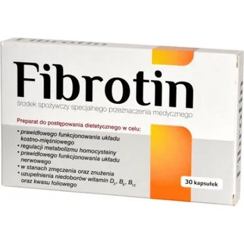 Fibrotin Vitamín D, B12, B6 30 kapslí
