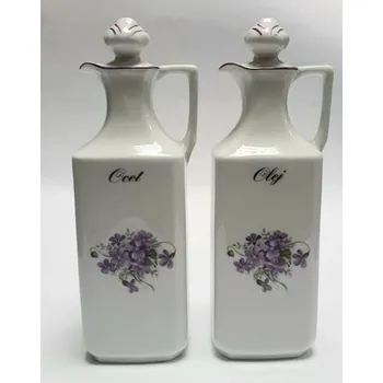 Nádoba na olej a ocet Souprava dvou karaf na ocet a olej A)