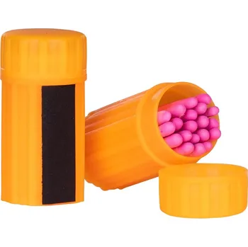 Vybavení pro přežití FOSCO - USA - V.O. Zápalky pro přežití v boxu - Orange