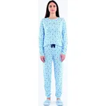Dámské pyžamo Sorbetto Denisa modré (Denisa-lightblue) M Možnost vrácení zboží ZDARMA do 120 dnů!