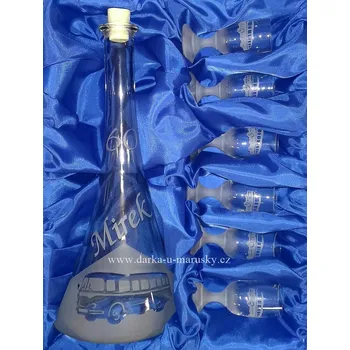 Pískovaná velká souprava 6+1 - Autobus