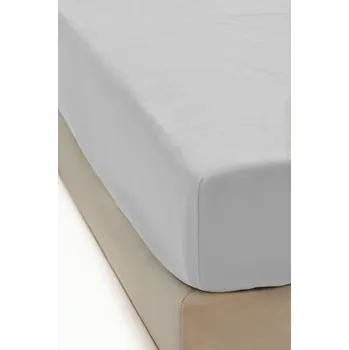 Prostěradlo PROSTĚRADLO PLYŠOVÉ S GUMOU MEDVÍDEK TEPLÉ MIKROVLÁKNO 120x200 +30 CM ŠEDÉ