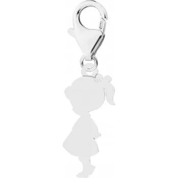 Přívěsek Visací přívěsek Dívka stříbro 925