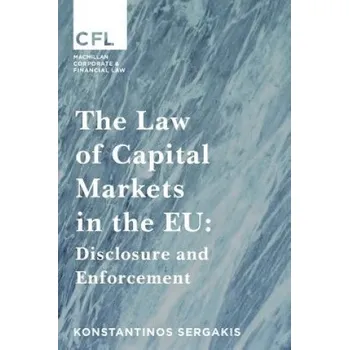Cizojazyčná kniha Law of Capital Markets in the EU (Konstantinos Sergakis)(Brožovaná)
