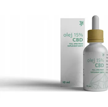 CBD CBD Konopný olej 15% 3H CBD Oil Organic 10 ml