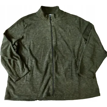 Podprsenka 9XL Velká tenká Mikina Olive Khaki A'la Polar