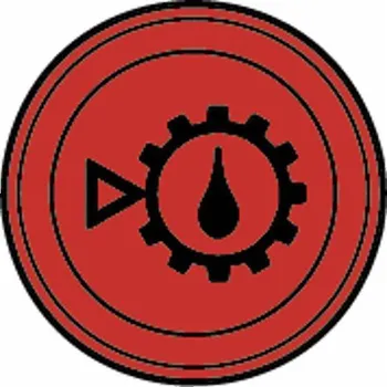 Převodový olej Kontrolka oleje převodovky, červená