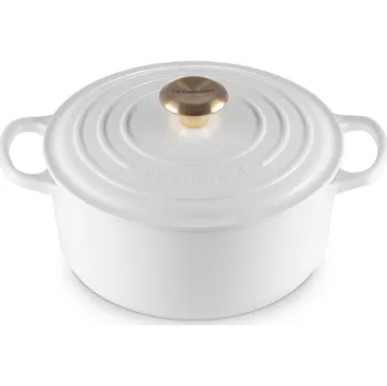 Hrnec Kastrol SIGNATURE 24 cm, 4,2 l, WHITE, litina, Le Creuset