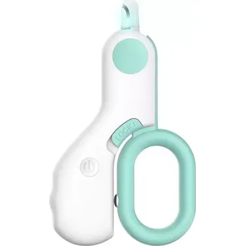 Kosmetika pro psa TopTechnology Zastřihovač nehtů pro domácí mazlíčky s LED osvětlením (modrý)