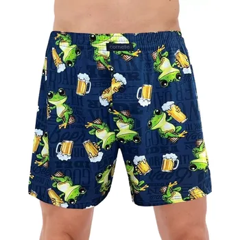 Trenýrky Pánské trenky Cornette Classic 001/183 navy, žába velikost M