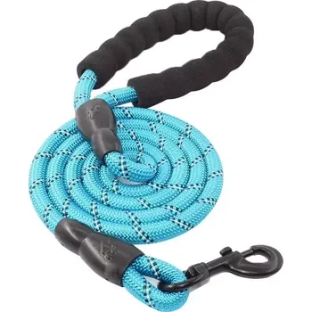 Vodítko pro psa TopTechnology Reflexní vodítko pro psy, dlouhé 200cm, tloušťka 1.2cm (modrá obloha)