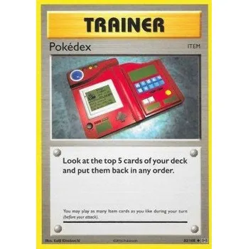 Sběratelská karetní hra Pokémon EVO 082/108 Pokédex - Evolutions Stav: Excellent, Verze: NORMAL