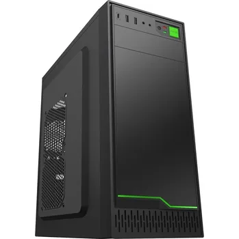 PC skříň EUROCASE MidT ML N6-500B / bez zdroje / 2x USB 3.0 / USB-C / černá P001038859501