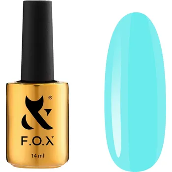 Lak na nehty F.O.X. Akrylożel na nehty tyrkysový posiluje Acryl Gel Bottle 14 ml 028
