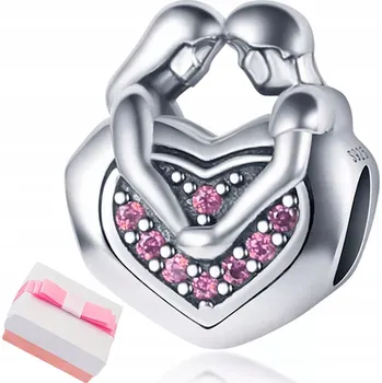 Přívěsek PŘÍVĚSEK SRDCE LÁSKA PŘÍVĚSEK BEADS