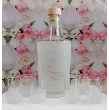 Svatební dekorace Svatební souprava 6+1 - Svatební Láskovice