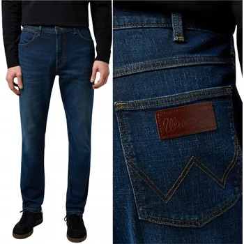 Pánské džíny Džíny Wrangler Larston 112371372 Obsidian W 31 / L 34