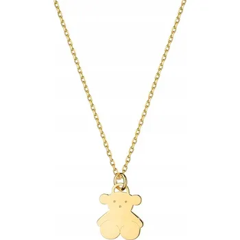 Náhrdelník POZLACENÝ Náhrdelník stříbro 925 celebritka s MEDVÍDKEM