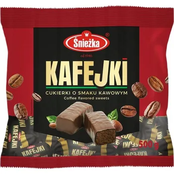 Bonbon Śnieżka Kafejki Bonbóny Karamelky Tvrdé s kávovou příchutí 500g