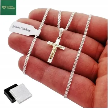 Náhrdelník STŘÍBRNÝ NÁHRDELNÍK KE SVATÉMU PŘIJÍMÁNÍ PRO CHLAPCE + GRAVÍROVÁNÍ