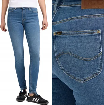 Dámské džíny Lee Foreverfit dámské džíny střihu úzké nohavice, velikost 28/31