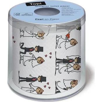 Toaletní papíry Toaletní papír s potiskem - Svatební den - 200 útržků