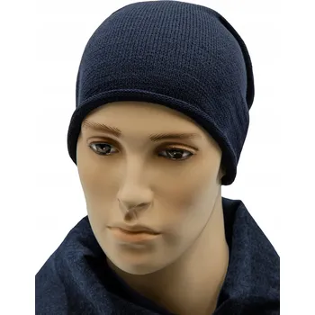 Čepice Pako Jeans zimní čepice beanie modrá, univerzální velikost