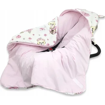 Zavinovačka MimiNu Zavinovačka zavinovačka deka s kapucí do autosedačky zateplená 2.5 TOG BALETNICA