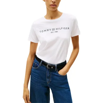 Tommy Hilfiger dámské tričko Tommy Hilfiger bílá 3486861