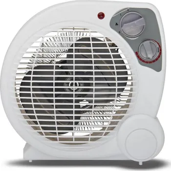 Domácí ventilátor Ventilátor s topným tělesem ZEFIR 1000/2000W/230V bílá